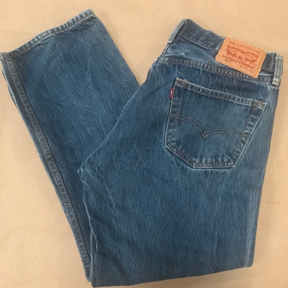 Levi's 501 Jeans. Made in Egypt